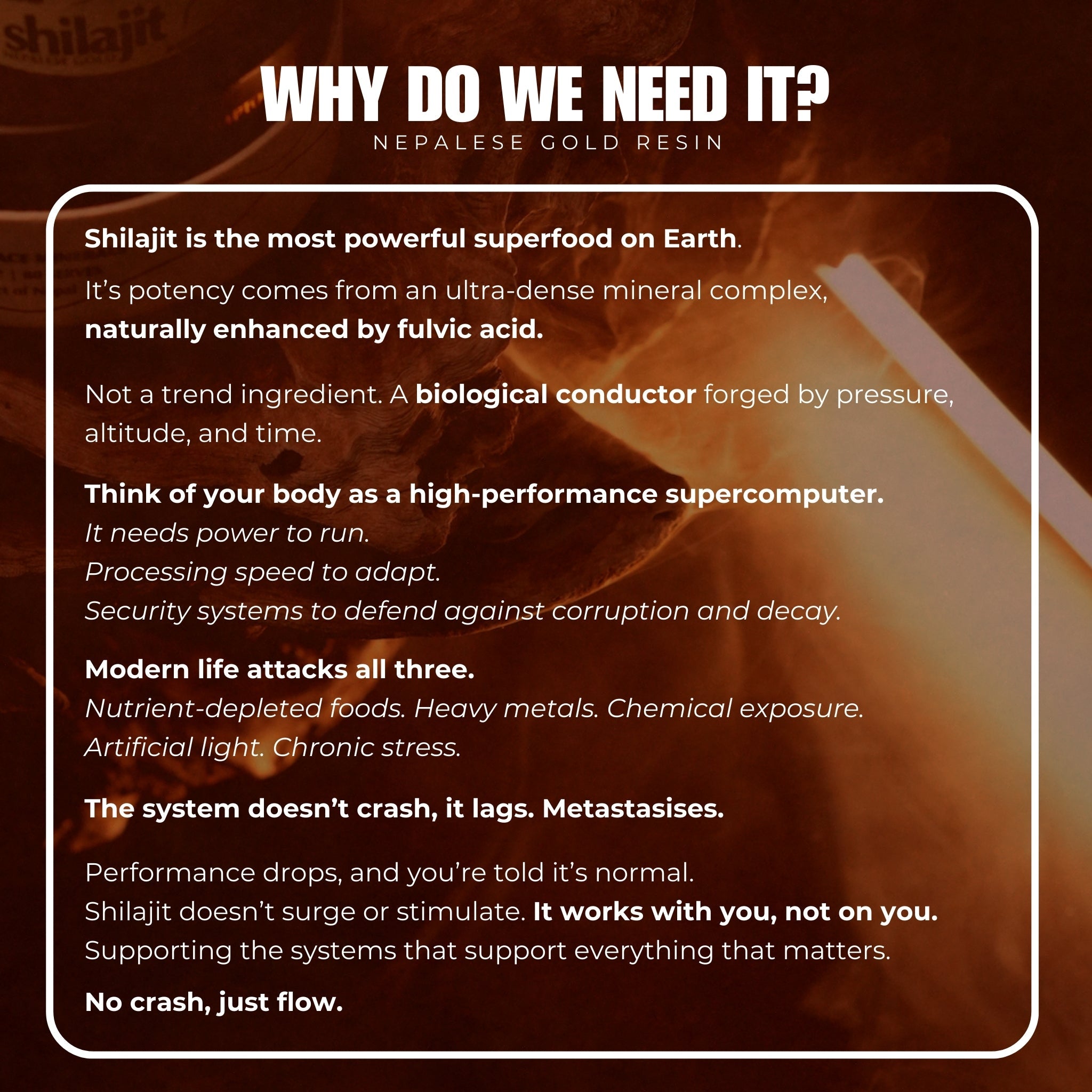 DROP I: NEPALESE GOLD SHILAJIT Earthlete